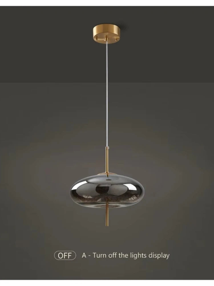 Modern Luxury Glass Pendent