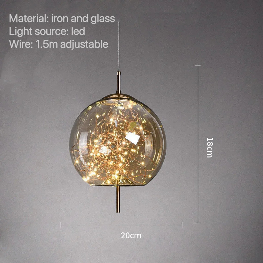 Modern Luxury Glass Pendent