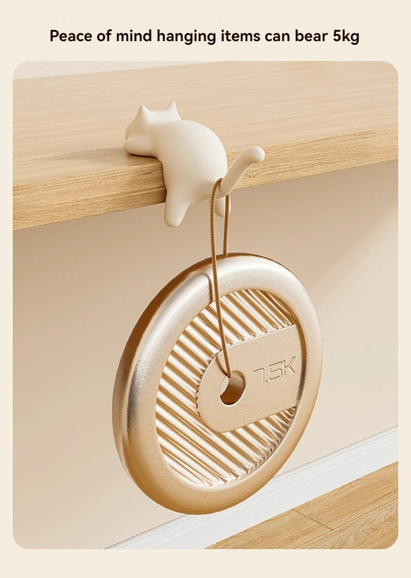 Cute Cat Desktop Hooks