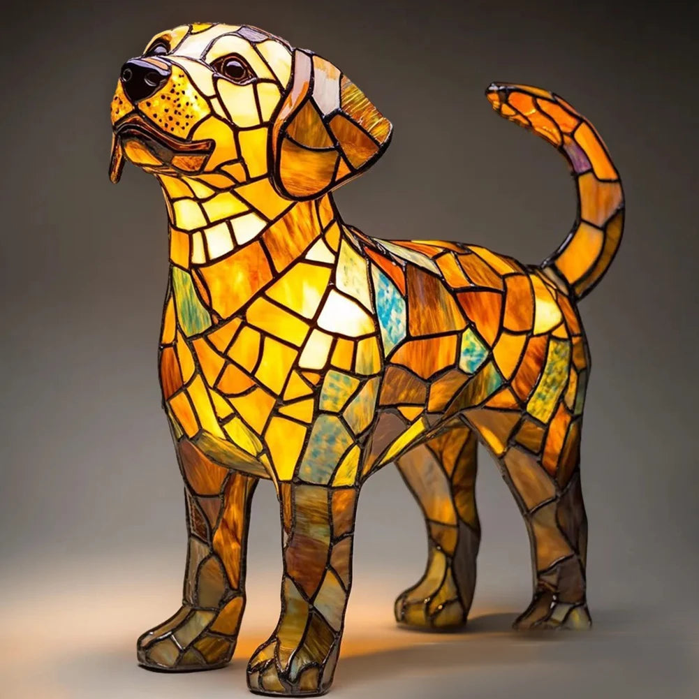 Dog Art Night Lamp