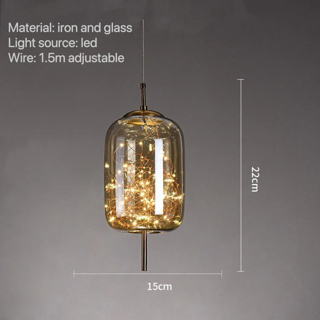 Modern Luxury Glass Pendent