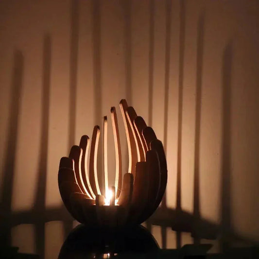 Lotus Shaped Candle Holder