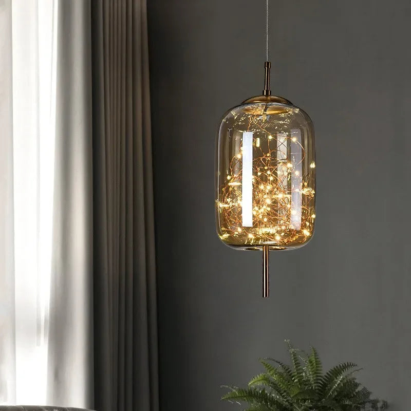 Modern Luxury Glass Pendent
