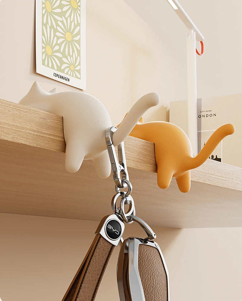 Cute Cat Desktop Hooks