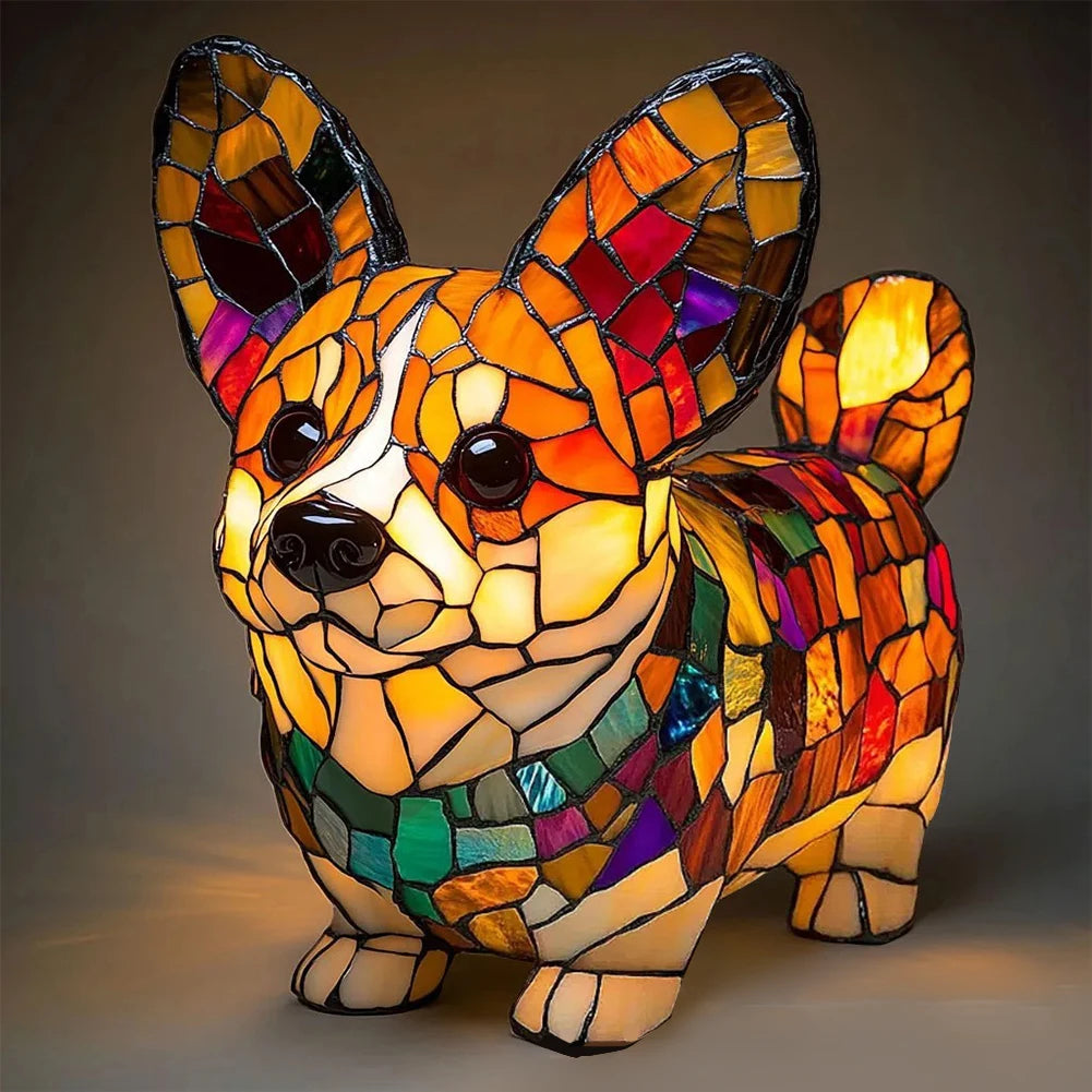Dog Art Night Lamp