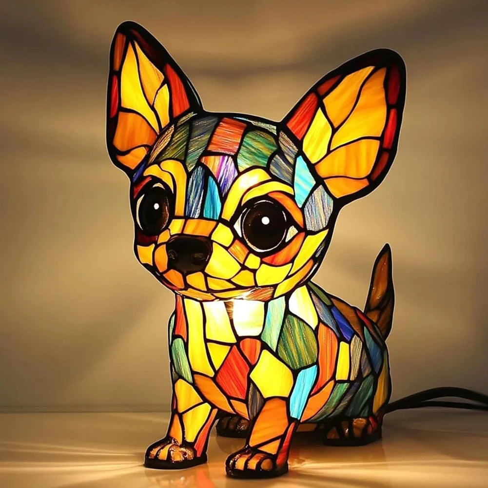 Dog Art Night Lamp