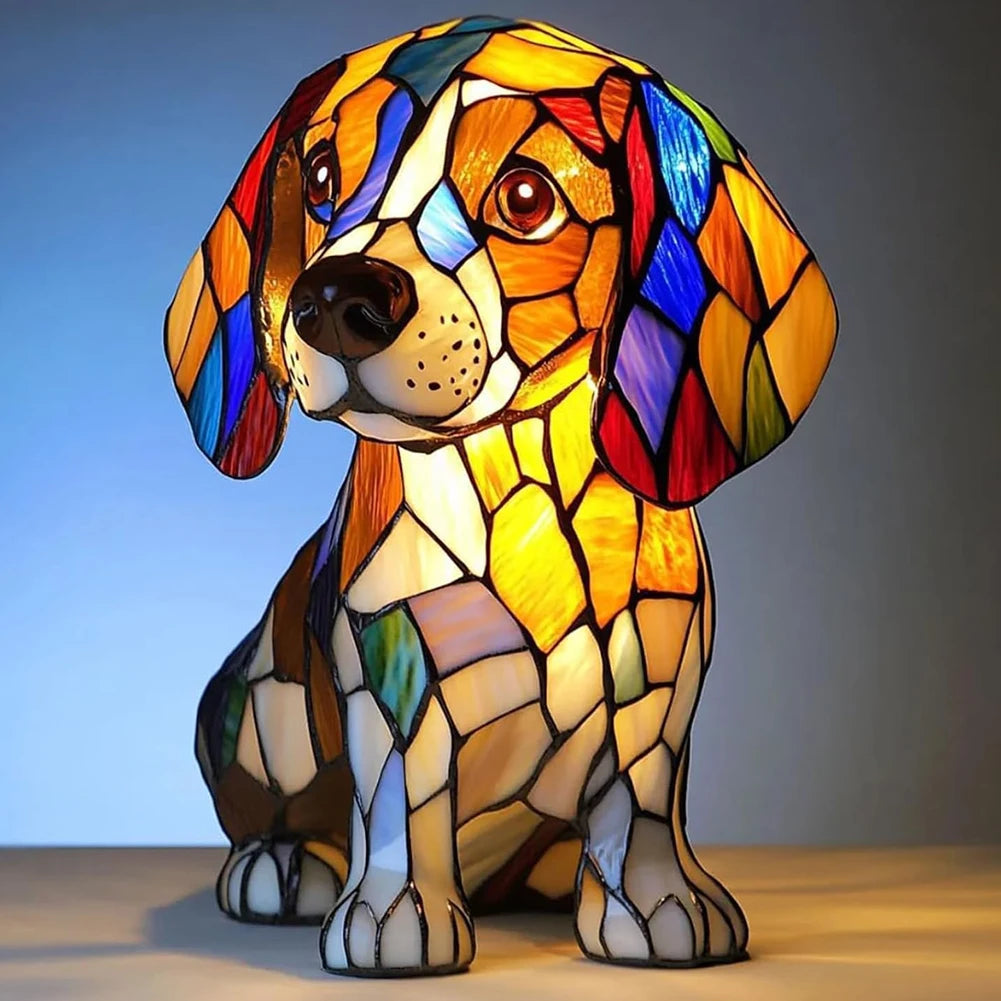 Dog Art Night Lamp