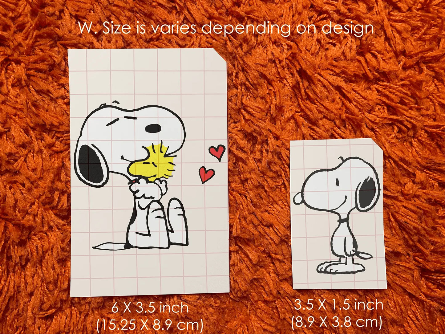 Snoopy & Woodstock Decal _ Not sticker, it is multilayer.