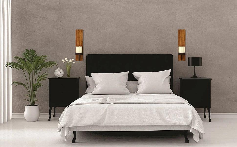 Wooden Wall Candle Sconces