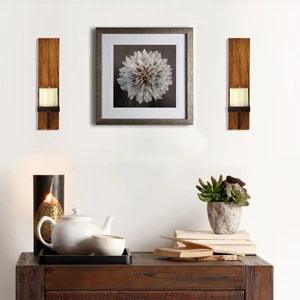 Wooden Wall Candle Sconces