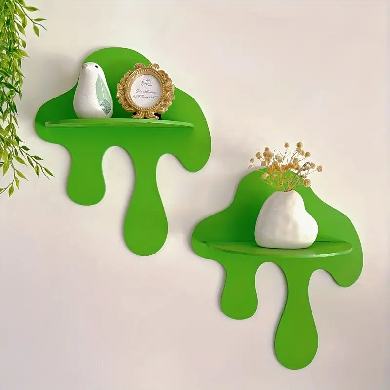 Wooden waterdrop Shelf