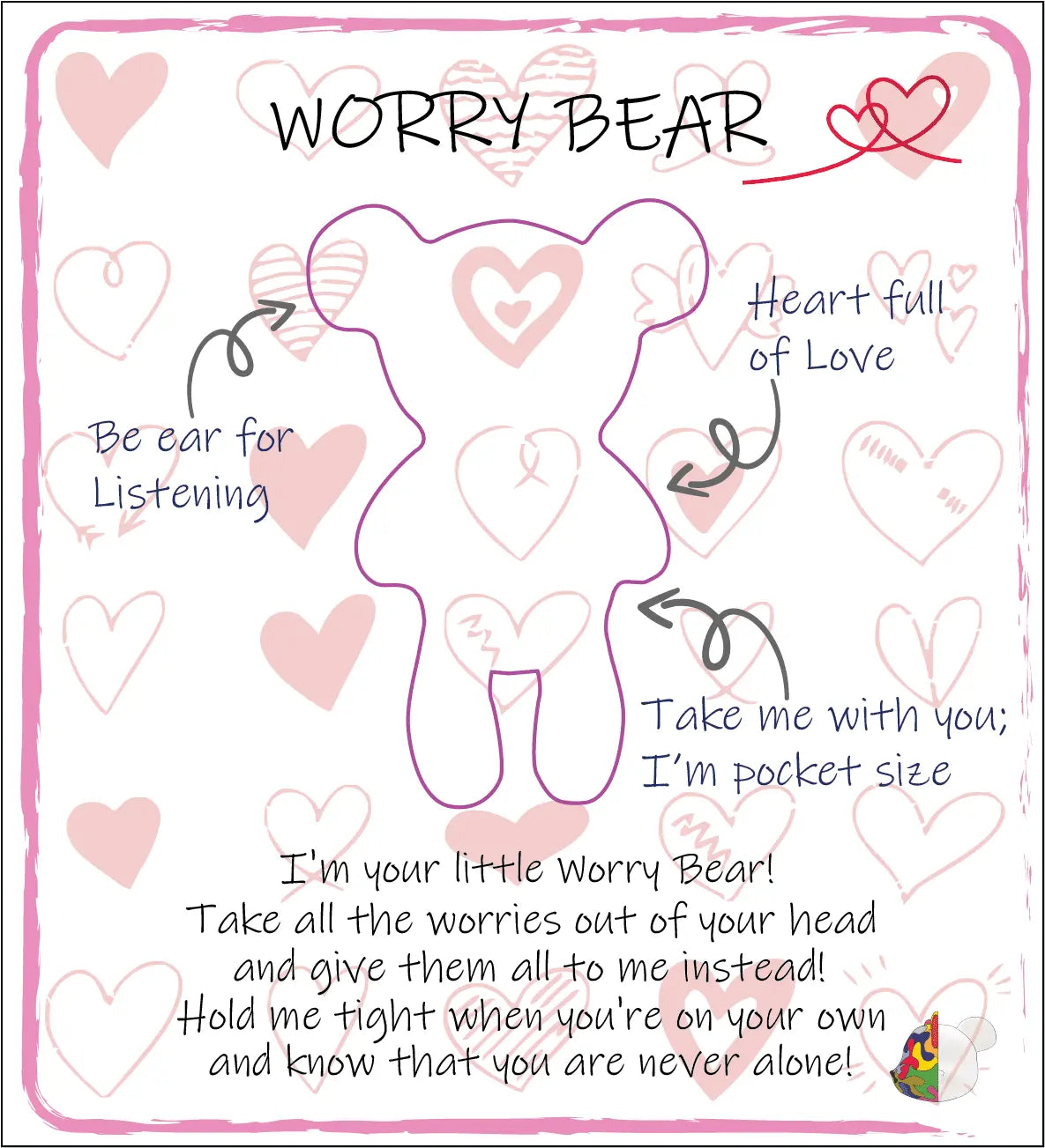Worry bear anxiety relief