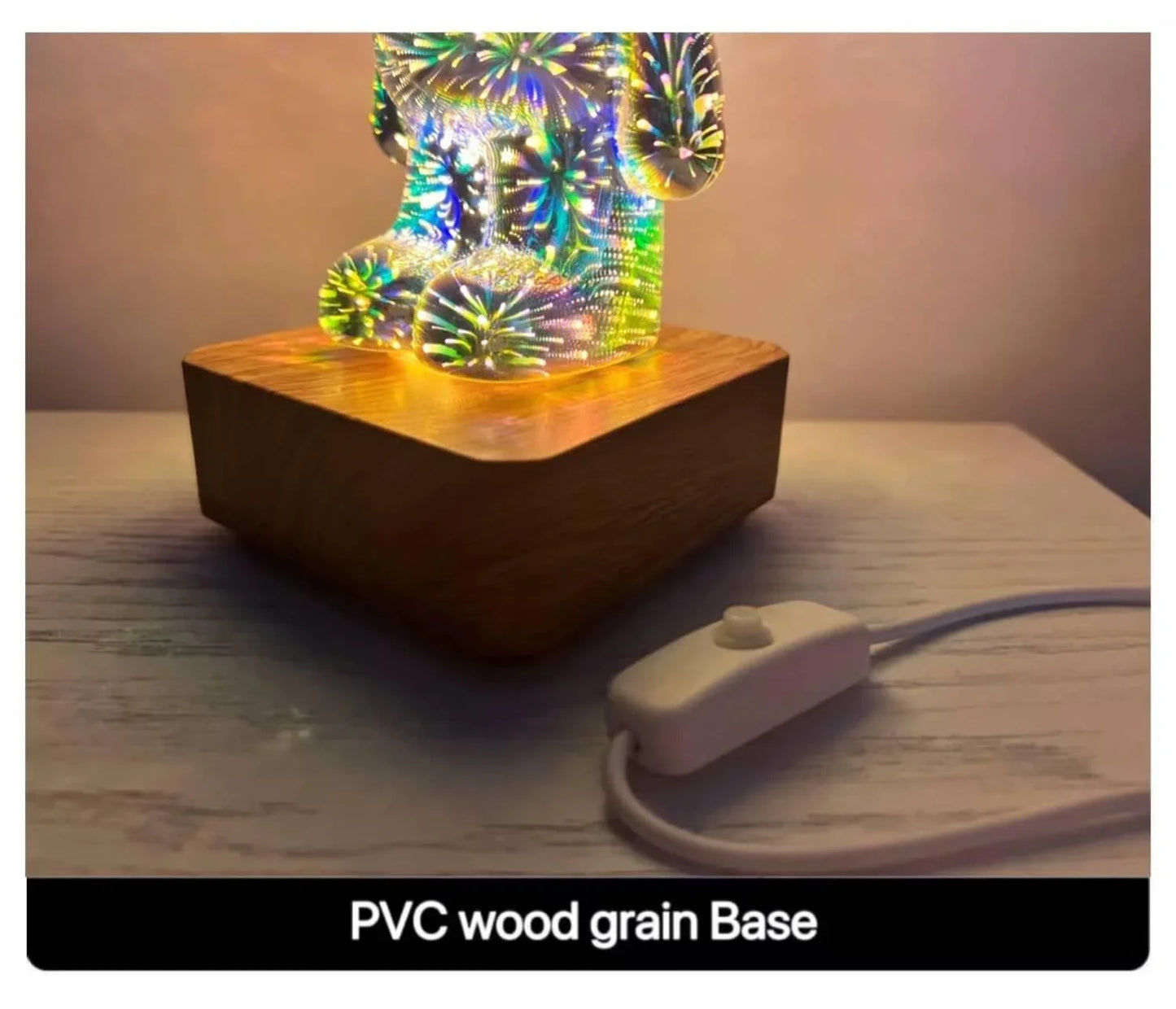 Bear Fireworks Lamp - cocobear