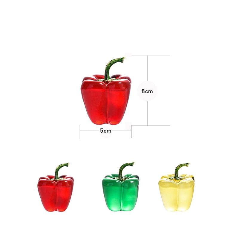 Crystal Chili Pepper Glass - cocobear