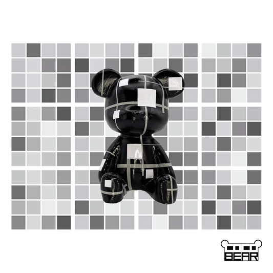 Mosaic Bear Figure - cocobear