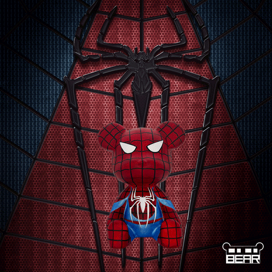 Spiderman Bear Figure - cocobear