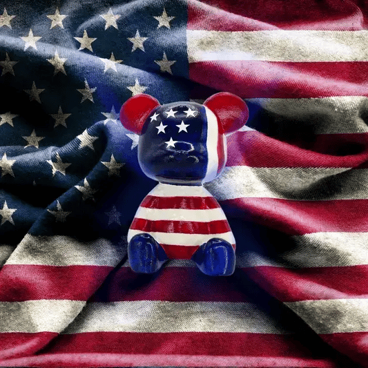 USA Bear Figure - cocobear