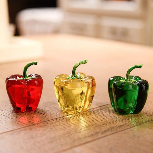 Crystal Chili Pepper Glass - cocobear