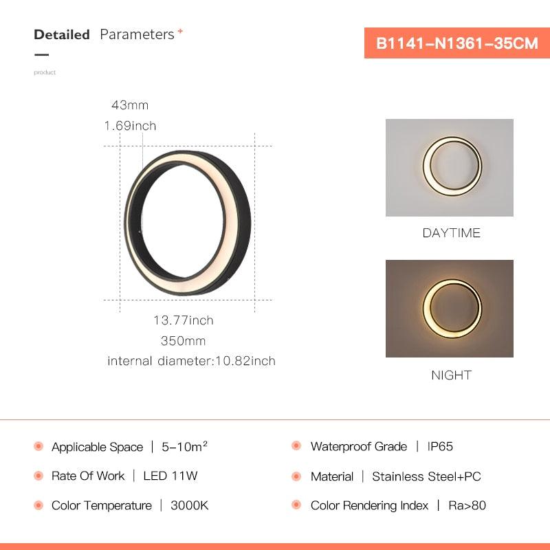 Moon Outdoor Wall Light - cocobear