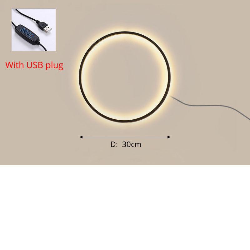 Simple Circle Decoration Lamps - cocobear