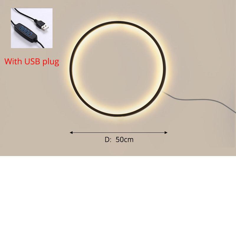 Simple Circle Decoration Lamps - cocobear