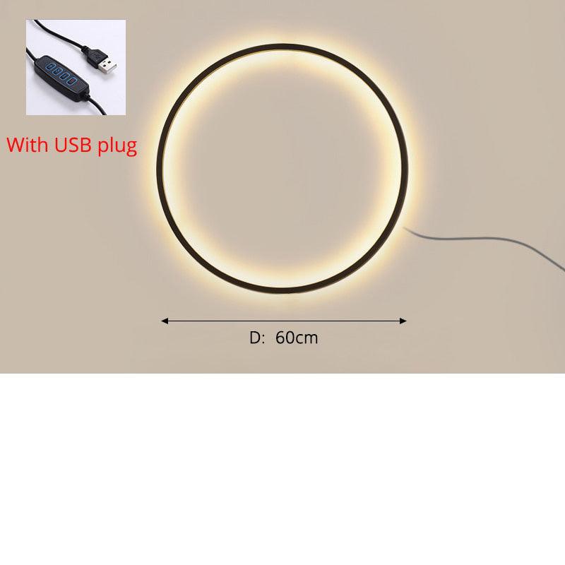 Simple Circle Decoration Lamps - cocobear