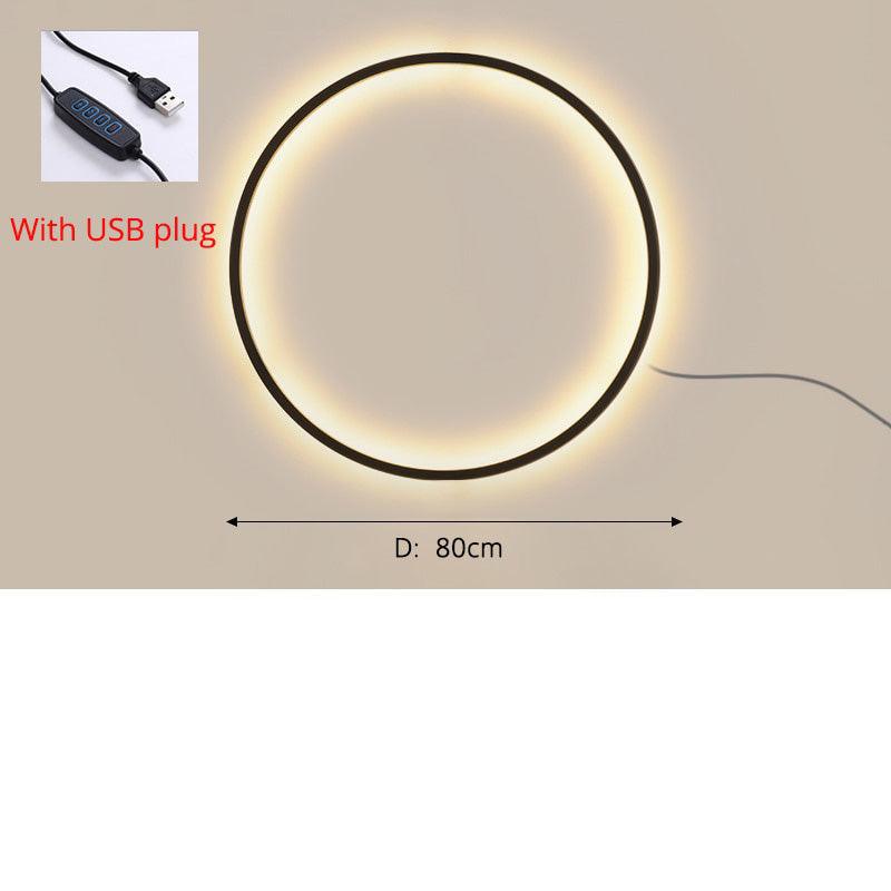 Simple Circle Decoration Lamps - cocobear