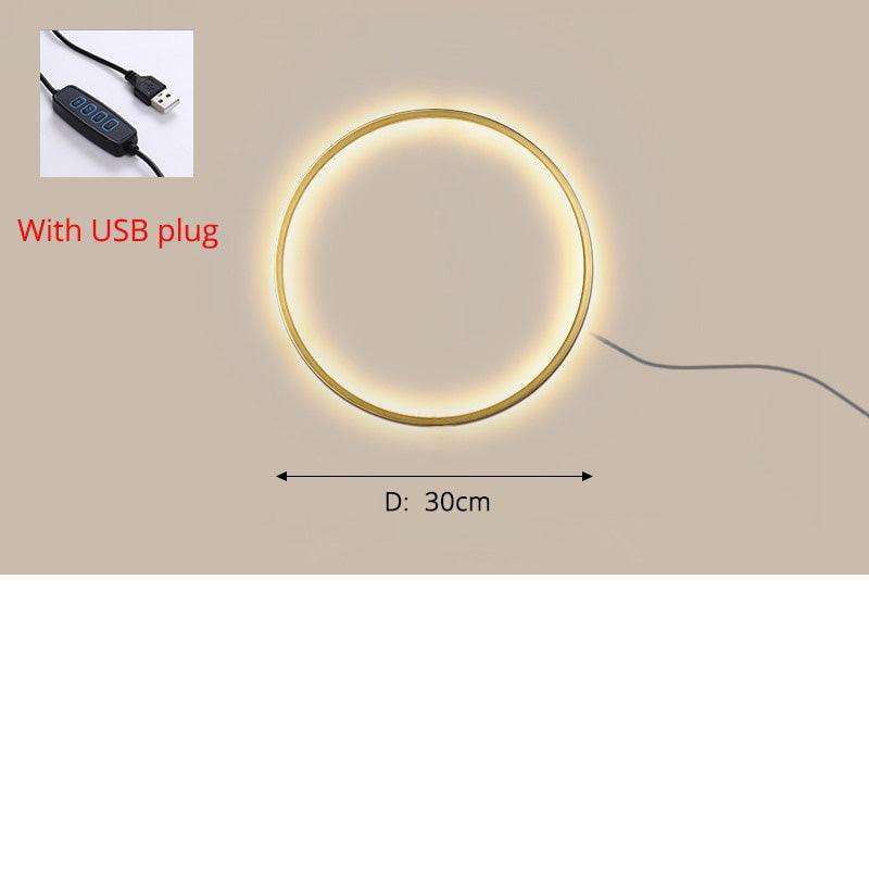 Simple Circle Decoration Lamps - cocobear