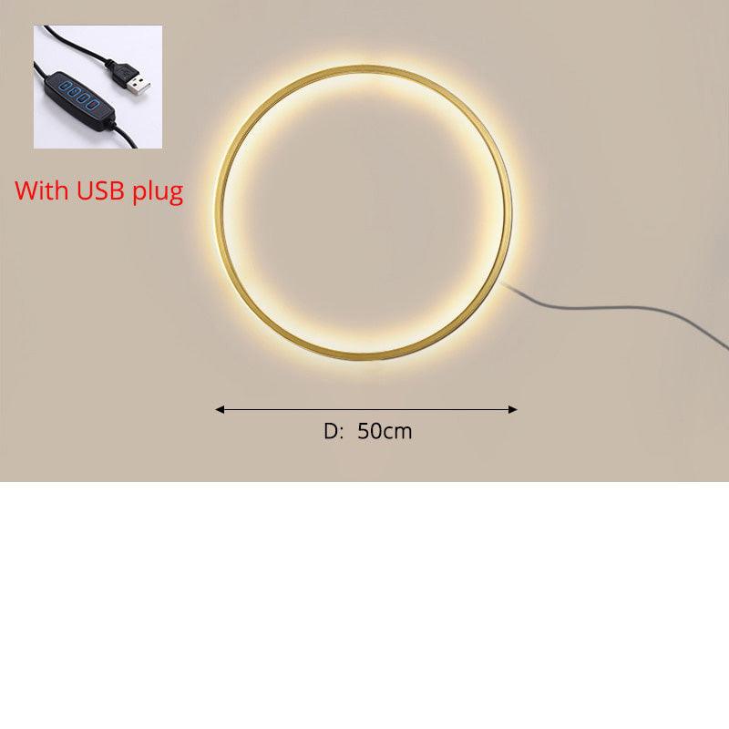 Simple Circle Decoration Lamps - cocobear