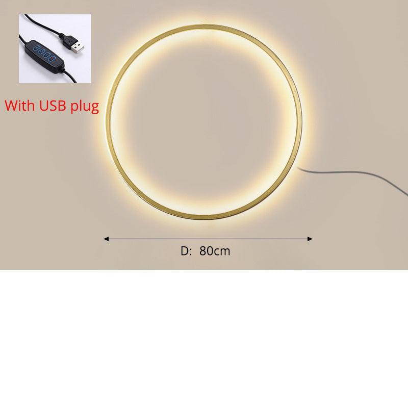 Simple Circle Decoration Lamps - cocobear