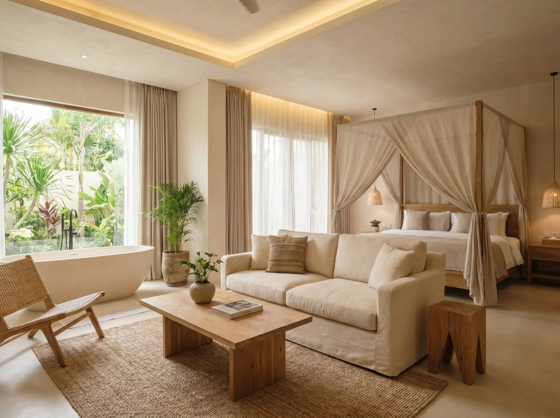 Transform bedroom into Boutique hotel