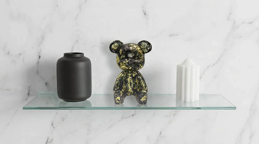 Luxe Noir Bear Figure
