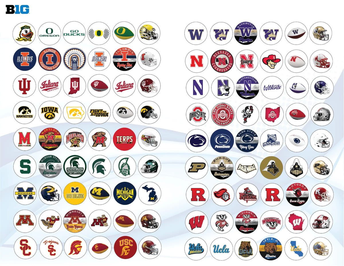College team Fridge Magnet (BIG10 Team)
