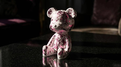 Luxe Noir Bear Figure