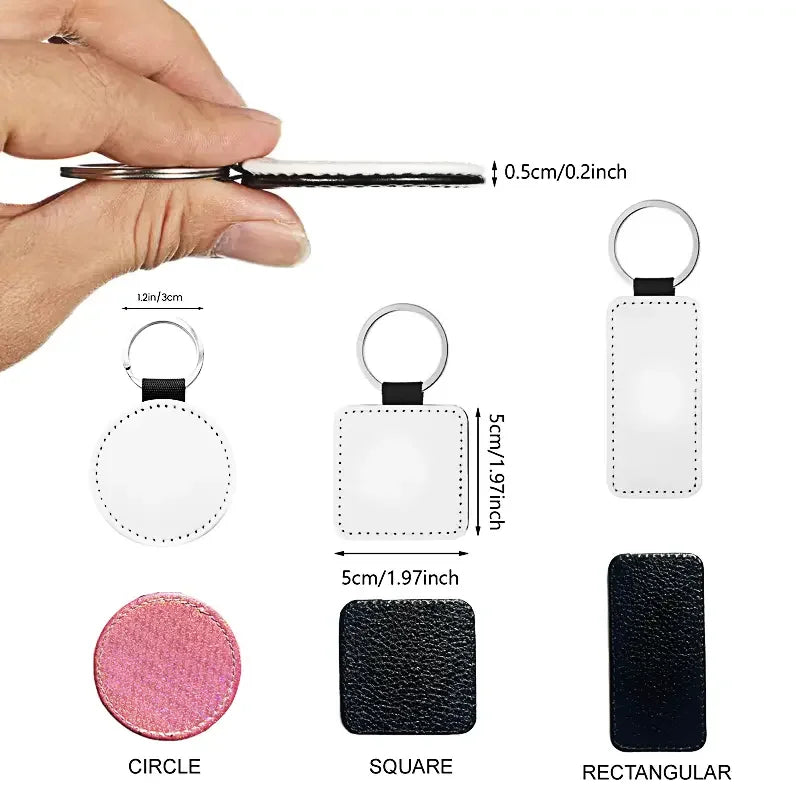  3 Custom Keychain types