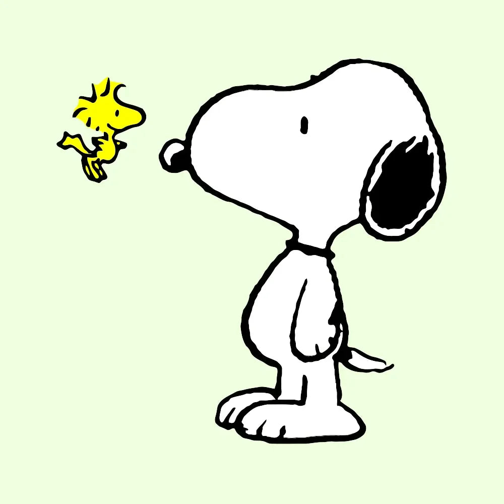Snoopy & Woodstock Decal _ Not sticker, it is multilayer.