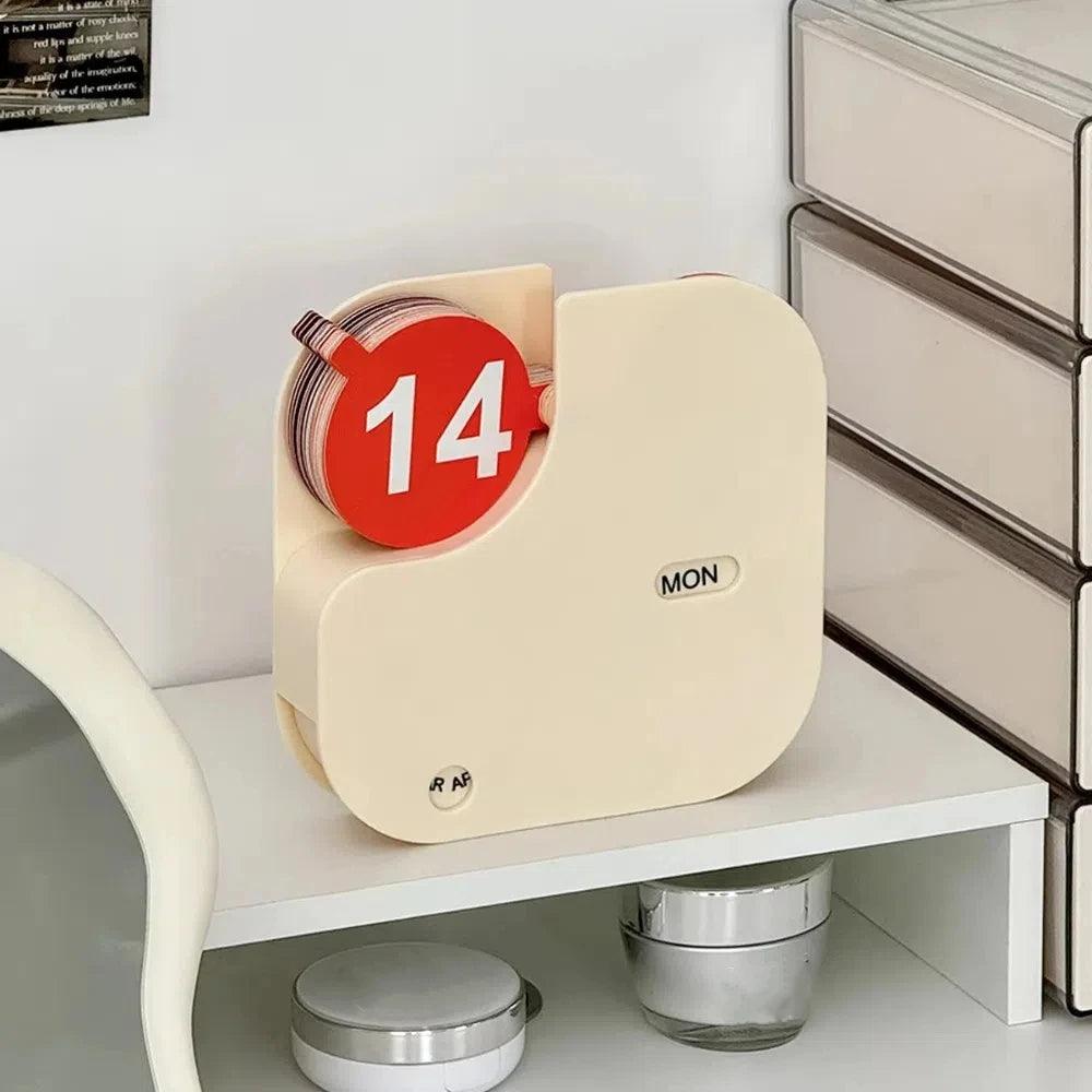 Flipping Desk Calendar