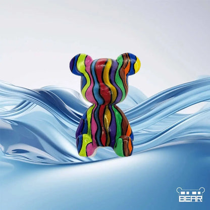 Flow Art Bear Figure
