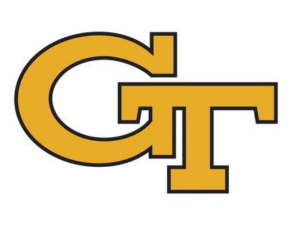 Gold 'GT' logo on a white background