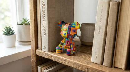 Pastel Bear Figure