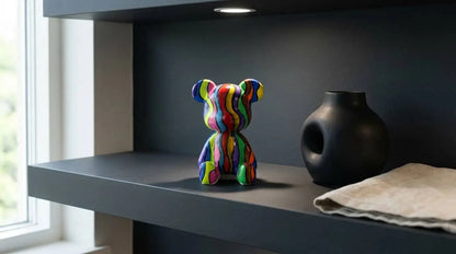 Flow Art Bear Figure