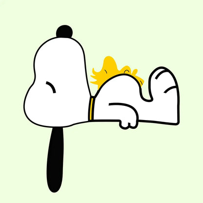 Snoopy & Woodstock Decal _ Not sticker, it is multilayer.