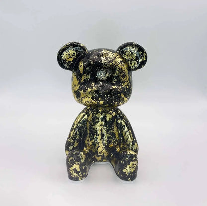 Luxe Noir Bear Figure