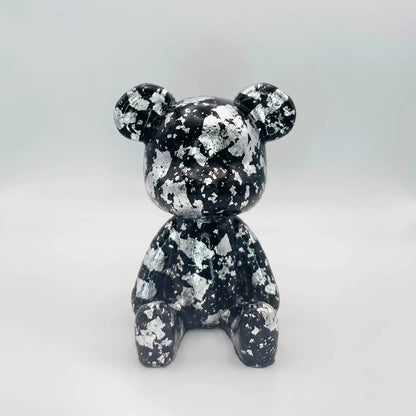 Luxe Noir Bear Figure