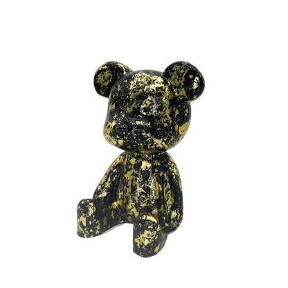 Luxe Noir Bear Figure