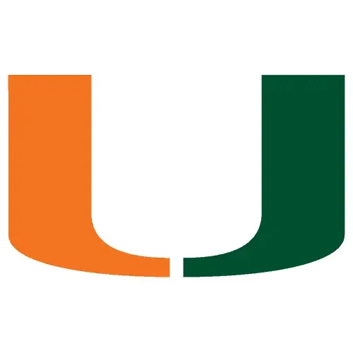 Logo with an orange and green 'U' on a white background