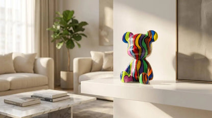 Flow Art Bear Figure