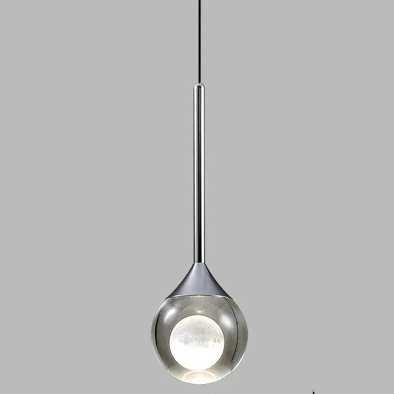 Modern Art Moon Pendant _ Brings soft lunar glow