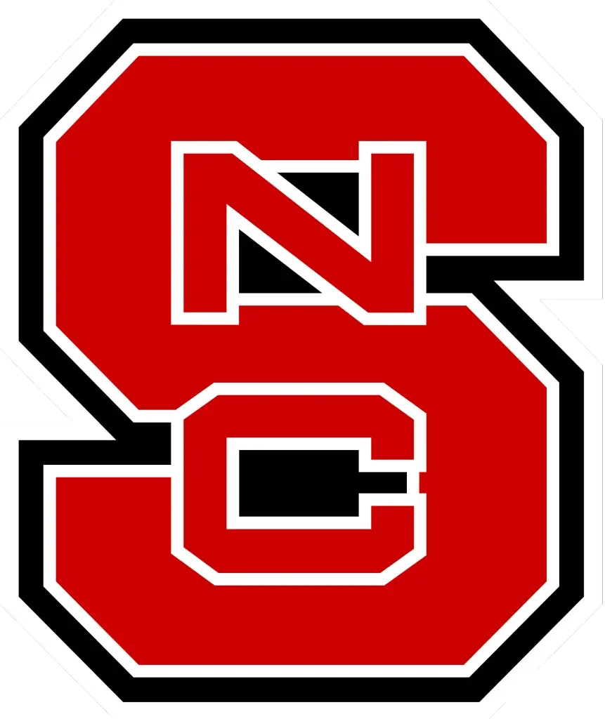 Red 'NS' logo with a black border on a white background