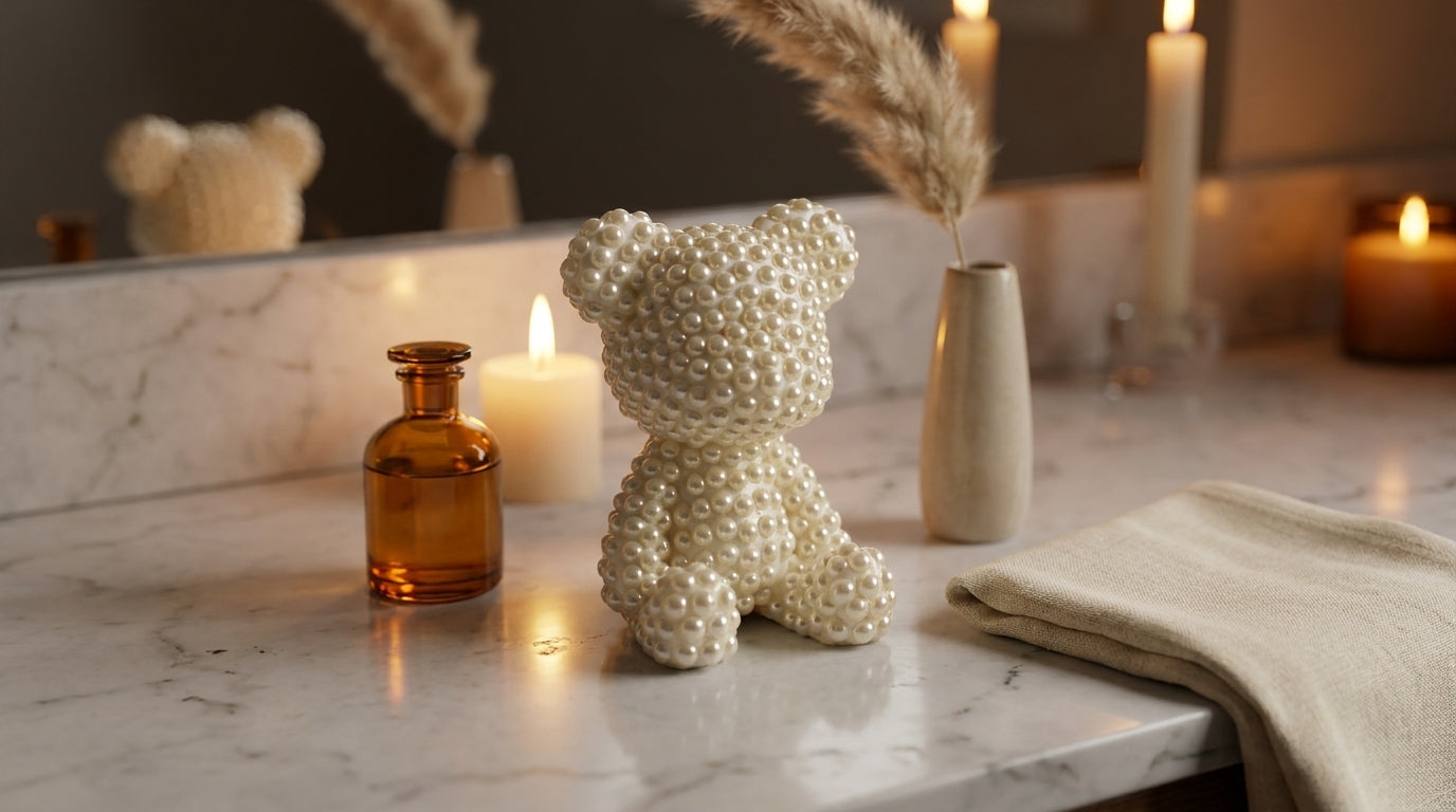 Pearl Bear Figure